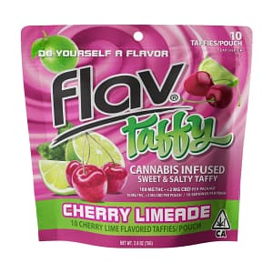 Cherry Limeade Taffy 10 piece 100mg bag