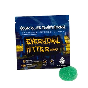 Sour Blue Raspberry 1pk 100mg