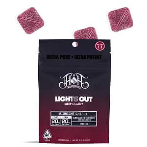 Lights Out - Midnight Cherry 5pk 100mg THC100mg CBN