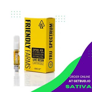 Sativa Captain Jack Vape Cartridge