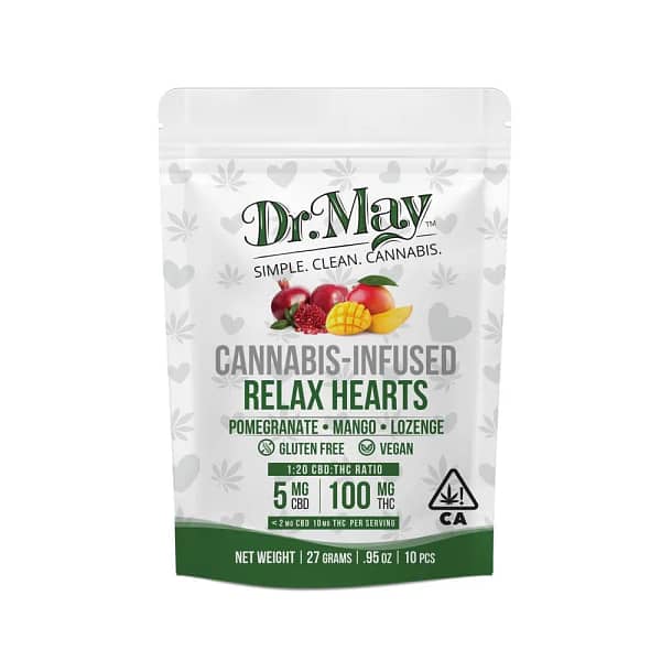 CBD Pomegranate Mango 10pk 100mg CBD 5mg THC