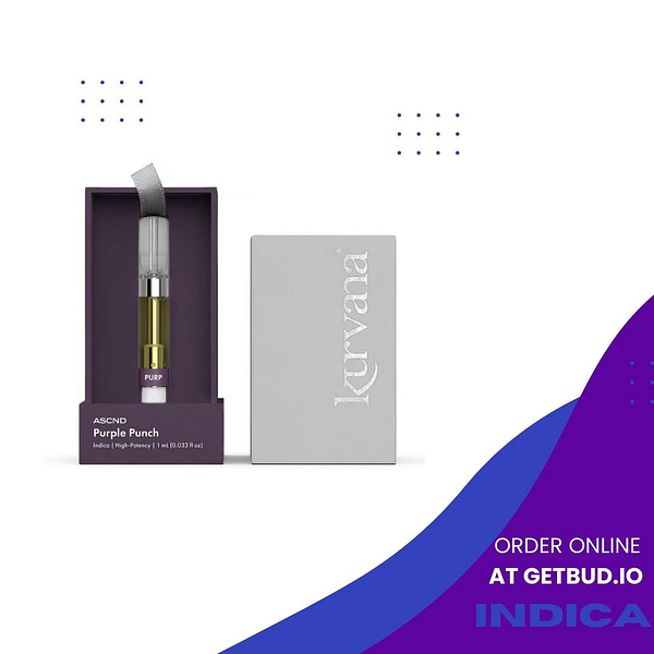 Indica ASCND - Purple Punch Kurvana Vape Cartridge