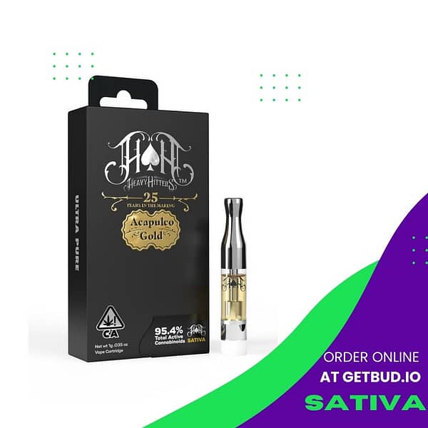 Sativa Acapulco Gold HH 25 Vape Cartridge